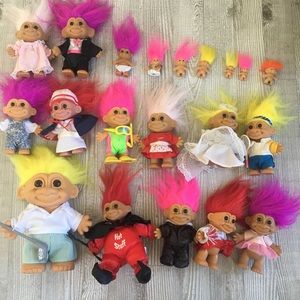 Vintage ‘90s Russ Trolls Dolls